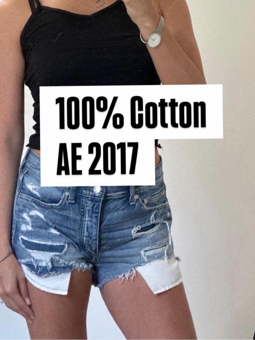 AE 2017 High-Rise Festival Shorts 100% Cotton